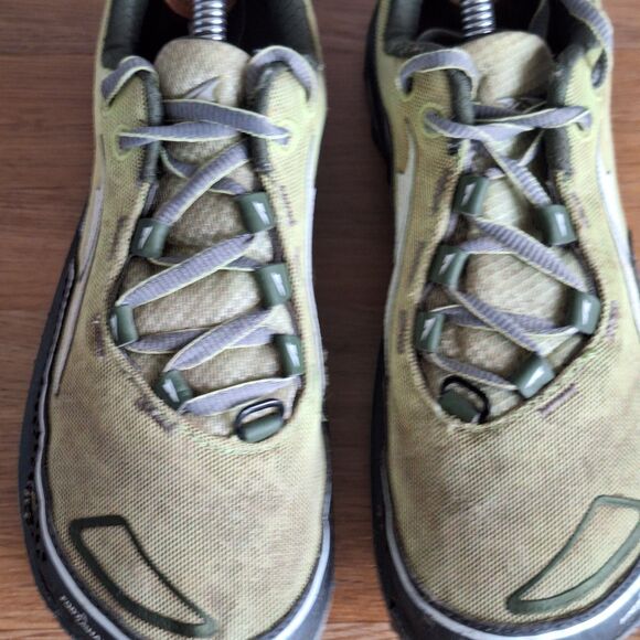 Altra Timp Trail Running Shoes Olive Green Womens 6.5 Zero Drop Hiking Sneakers - Picture 12 of 13